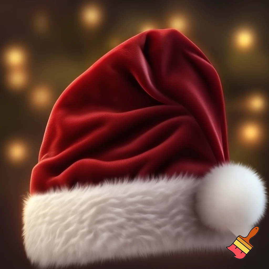 Santa Claus hat velvet Christmas Santa Claus hat 