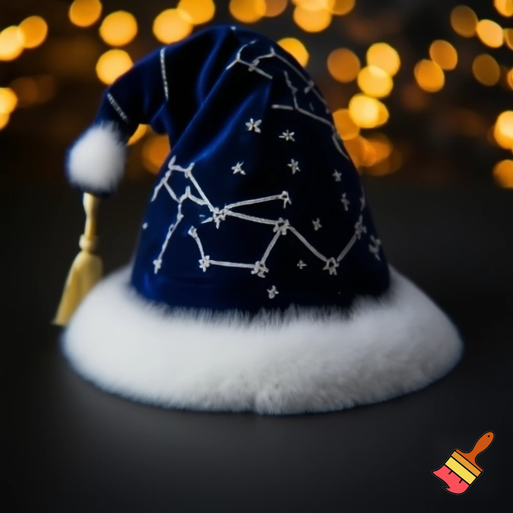 A wizard Christmas hat