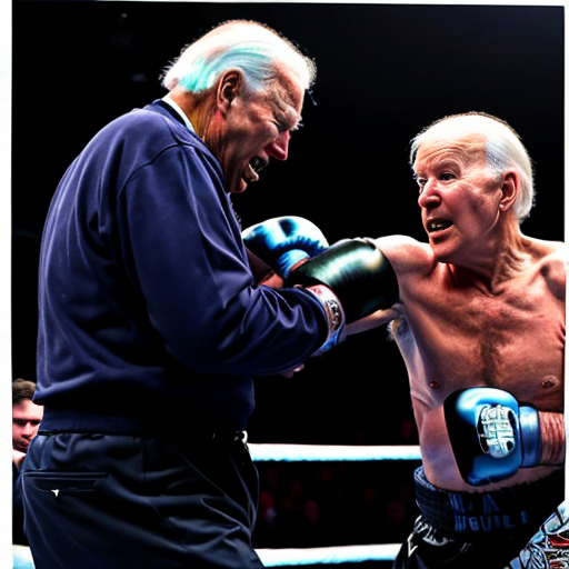 joe biden fighting the old man make it like a comic fight ( keep the old man and joe biden real tho)



