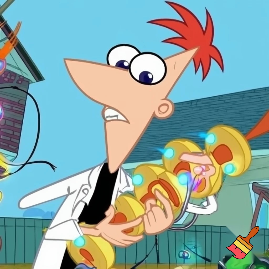 Disney channel Phineas and Ferb character roger 