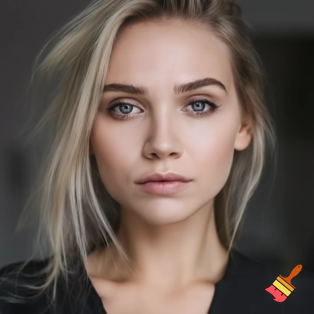 blonde woman showing her nipples to camera