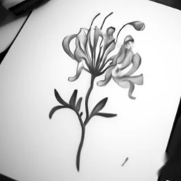 june birth flower tattoo