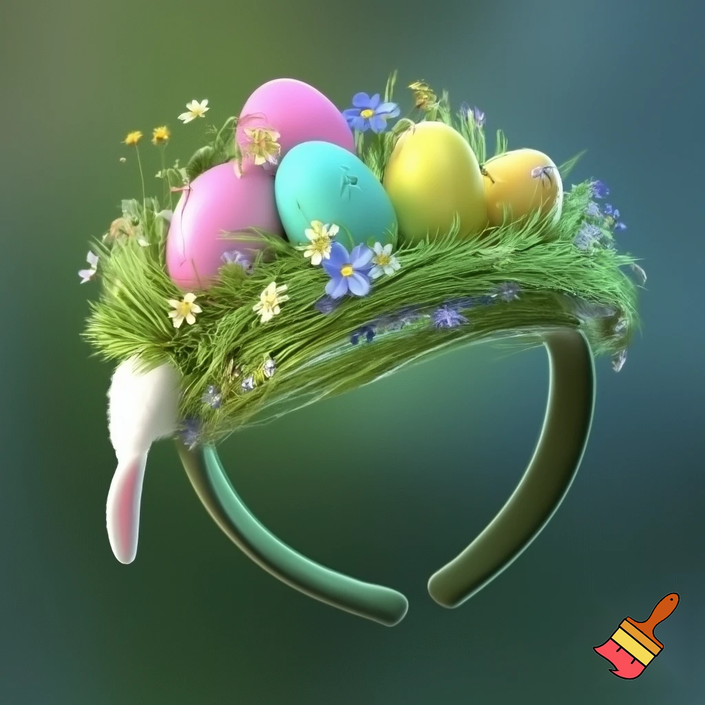 Easter hatch top headband