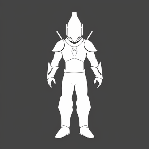 inked fantasy warrior