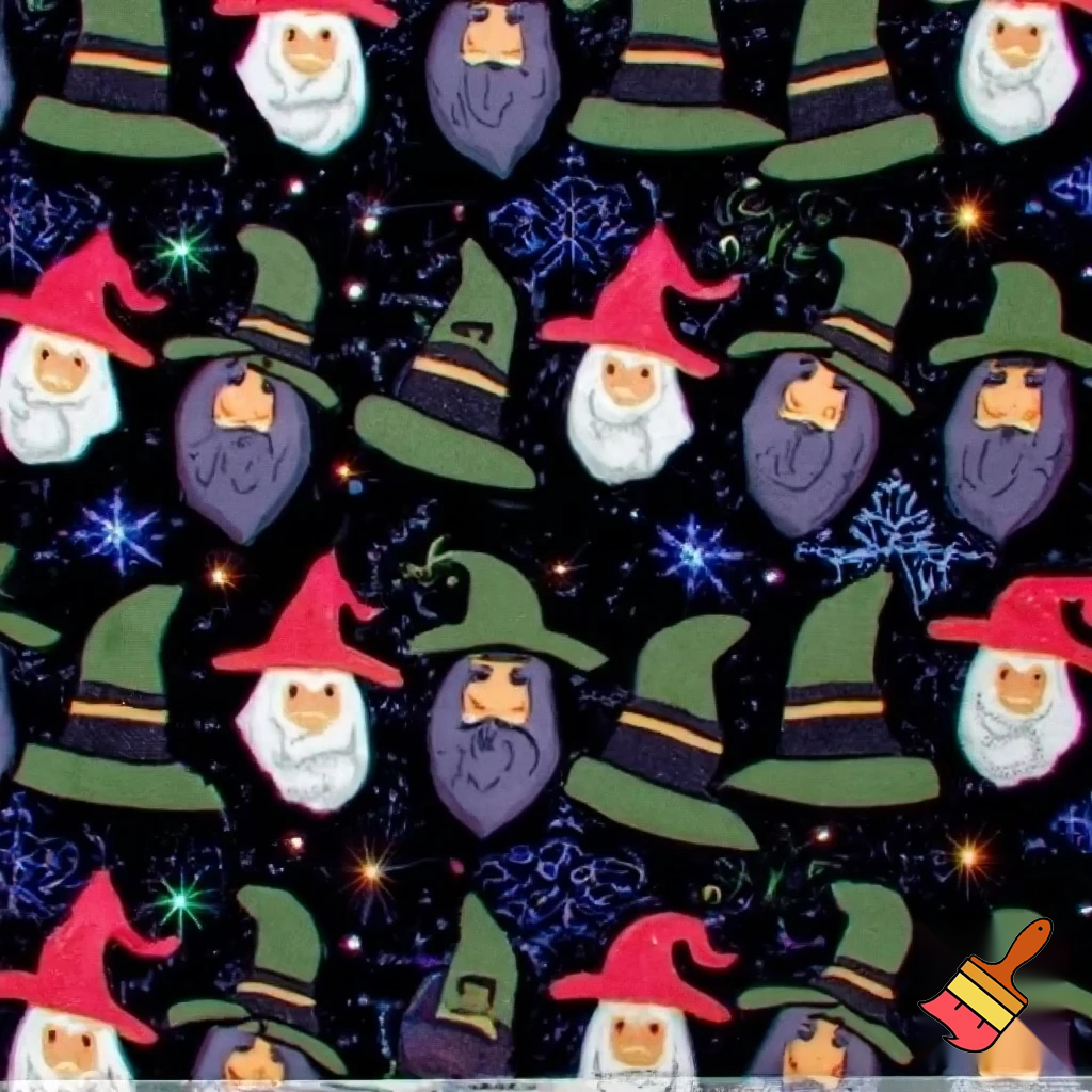 Wizard Christmas hat, wizard Christmas hat, Santa Claus hat velvet fabric