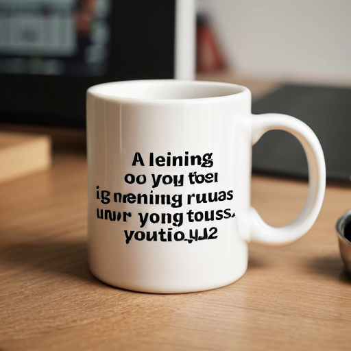 A mug with the words "listening to U2 turns you In to a mong"
