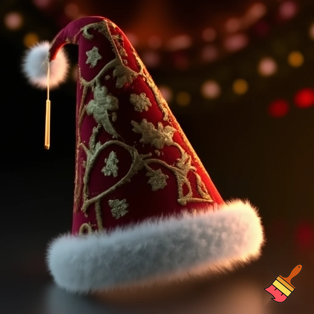 Christmas wizard hat