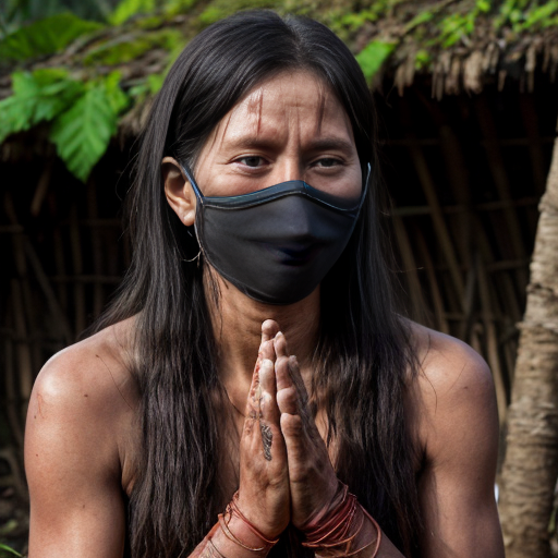 Her mother, Yura, had hidden her in the root cellar beneath their hut, wrapping her in damp cloth to mask her scent. It was a desperate act, born not of rebellion, but of love. She knew the price. She had known it since she was a child herself.
As the sun struck the altar’s peak, the elders emerged from the jungle, silent and skeletal, their bone masks glinting in the dying light. They did not speak. They did not search. They simply turned to Yura.
She did not run.
She stepped forward, arms raised, wrists bare.
But the elders did not stop at her.
They took her sister. Her cousin. Her niece.
Four women, bound together at the altar, arms stretched, wrists strung high. A chain of blood and defiance.
And then, from the jungle, came the sound.
Not a roar.
A breath.
A low, seismic exhale that made the trees bow and the villagers fall to their knees.
Kong had come.
But not for worship.
For judgment.