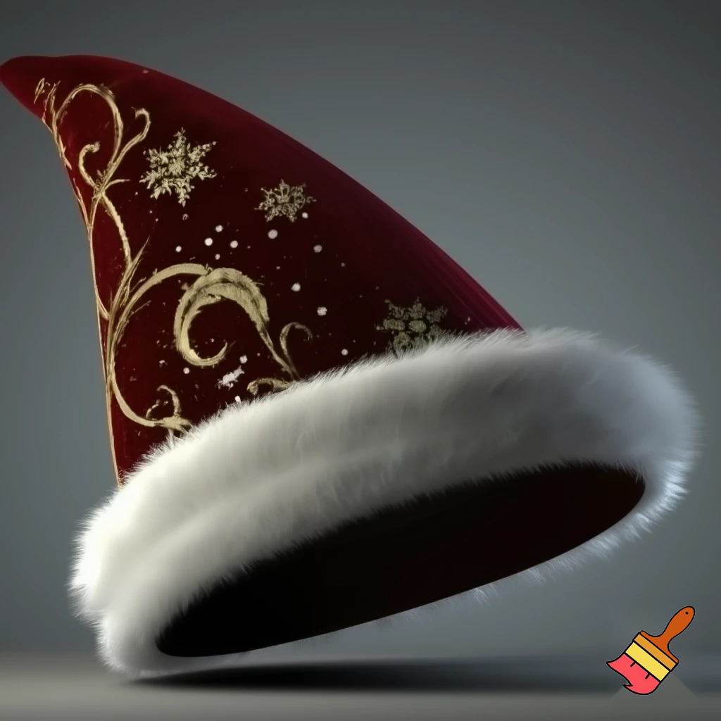 Christmas wizard hat