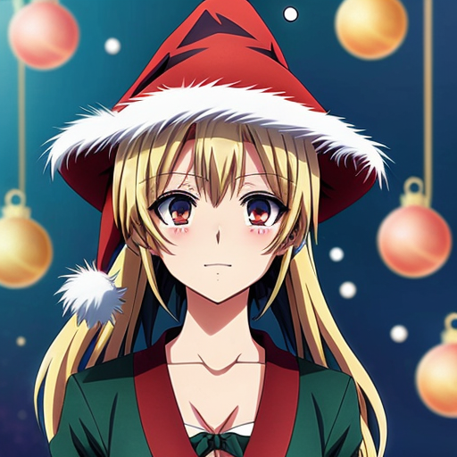 Christmas wizard hat