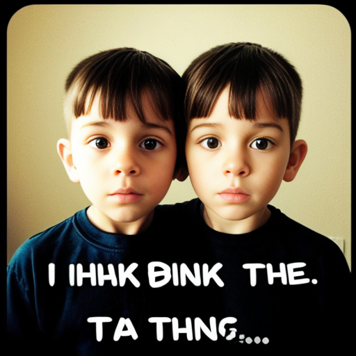 I think the thing is, I wasn't 2 of me.