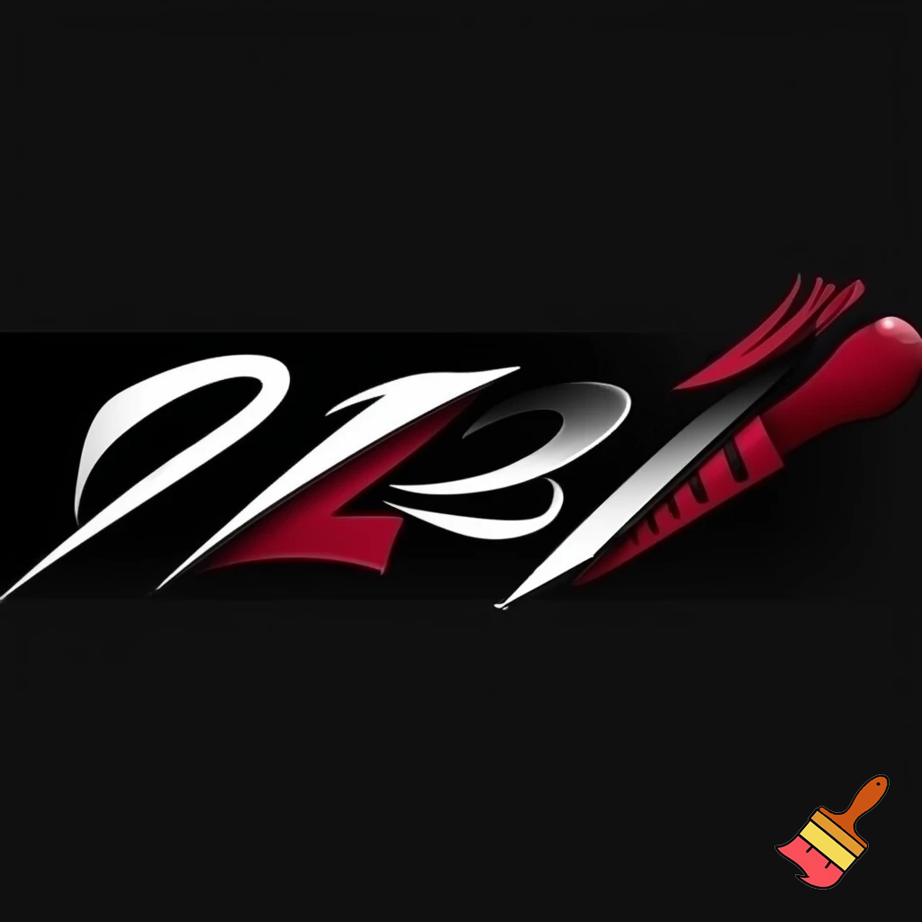 A band logo. The band is a rock band names twenty eighteen. The band colors are black, red, and white. It is a band of 6. Clean writing. Not a punk band, but they play Green Day. Not aggressive. Two girls, four boys. One pianist, one drummer, one guitarist, one bassist, two singers.