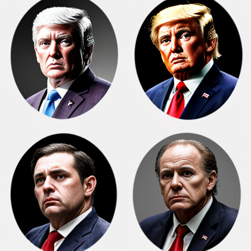Four Horsemen of the Apocalypse who look like trump