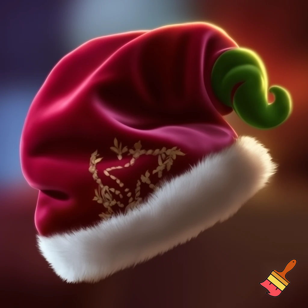 Christmas hat velvet elf on the shelf hat velvet