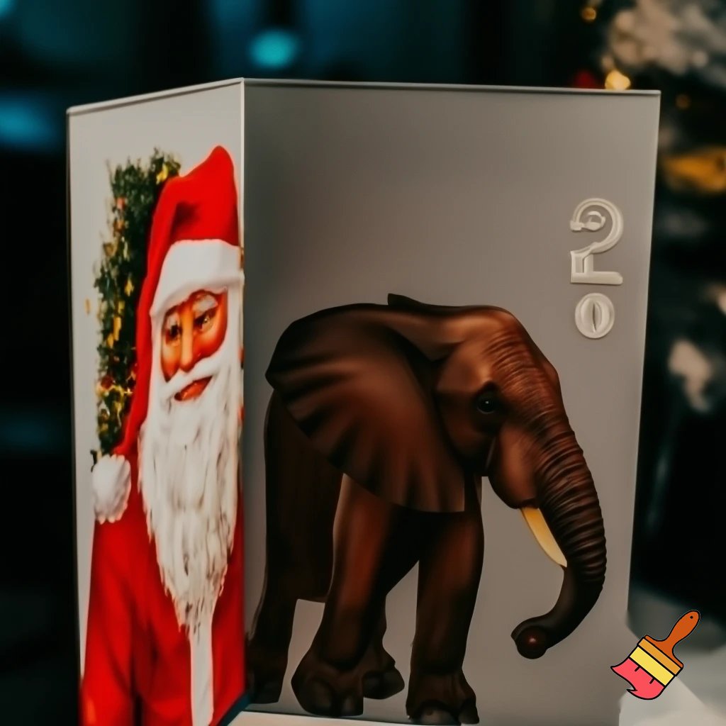 Open calendar, the Alpine calendar calendar, chocolate elephant calendar Christmas Christmas Alvin calendar Christmas chocolate straight in Santa Claus Numbers