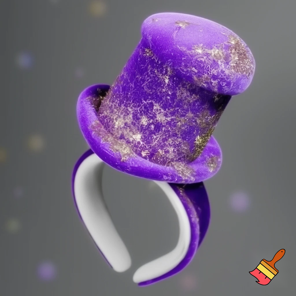 Easter bunny headband, top hat, purple and white with glitter gold purple glitter velvet and delicate