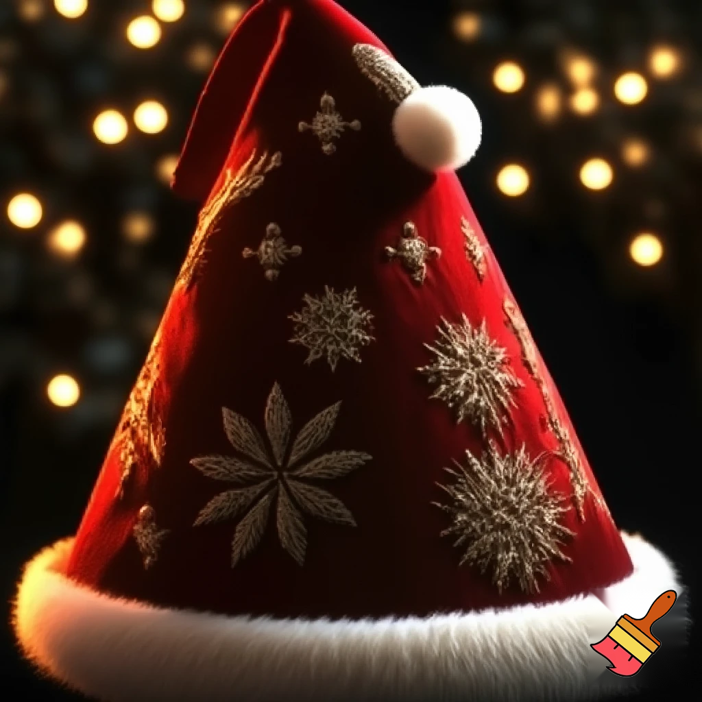 Christmas wizard hat