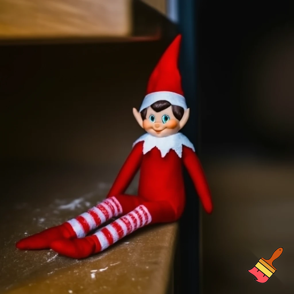 Real elf on the shelf person