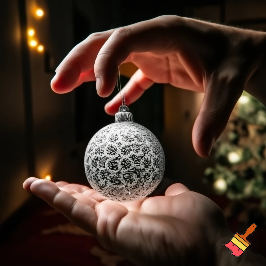 Christmas ornament magic trick