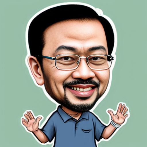 Caricature Anwar Ibrahim 