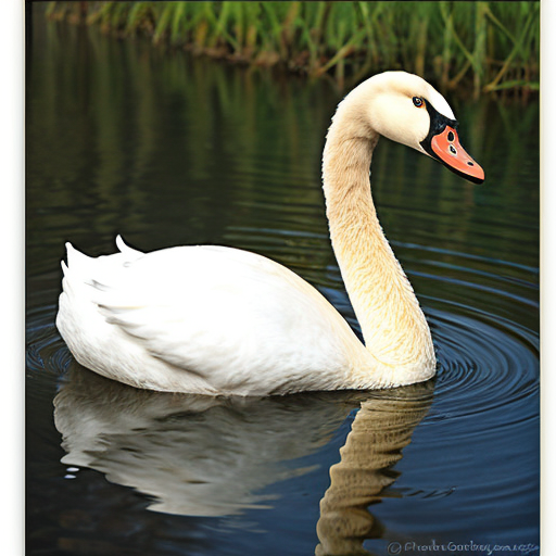 S is for mommy swan, and baby swan.