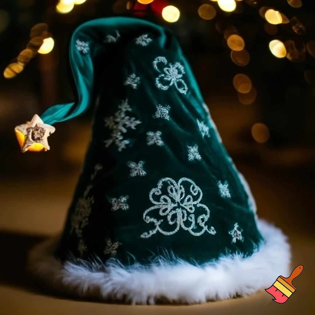 Christmas wizard hat