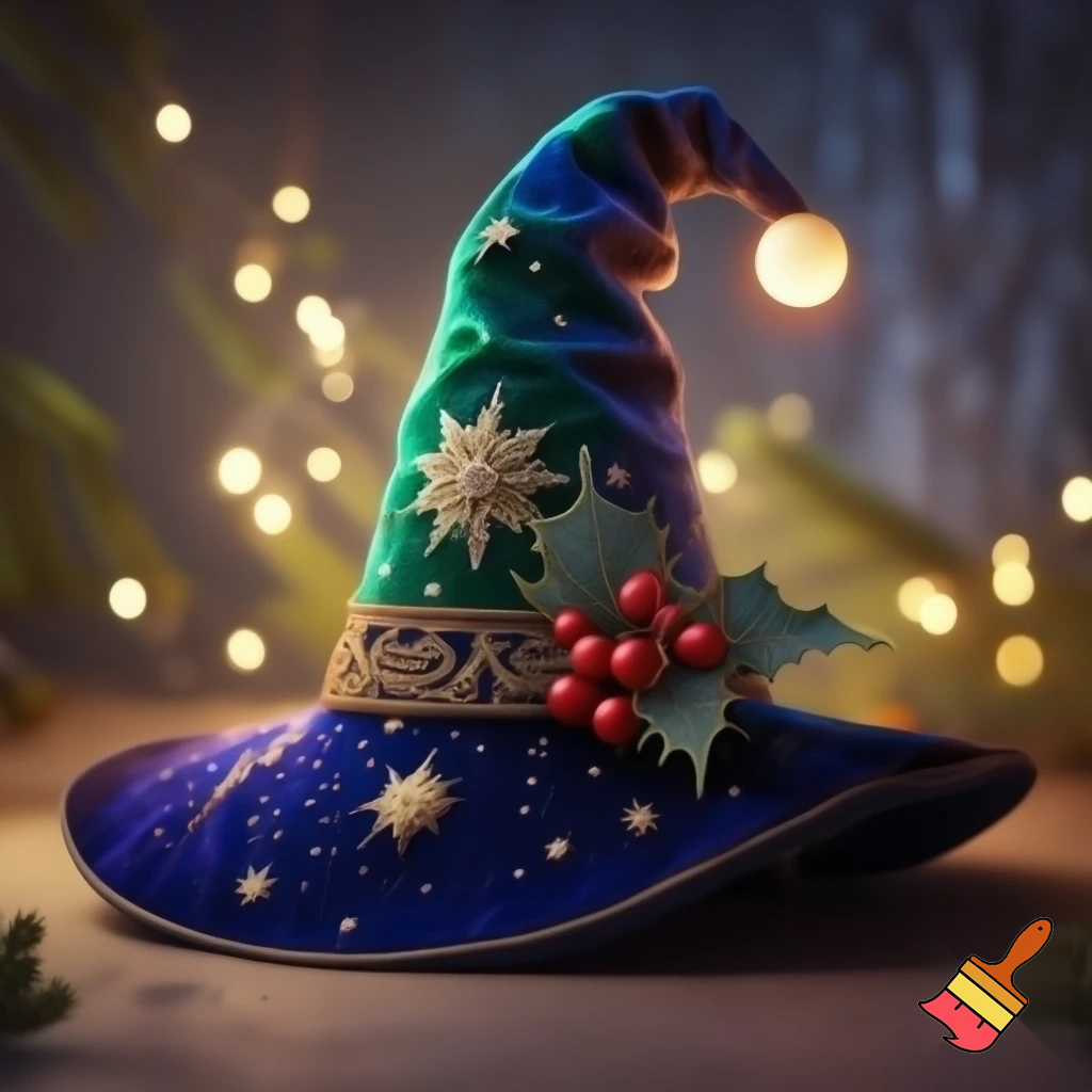 A wizard hat Christmas one