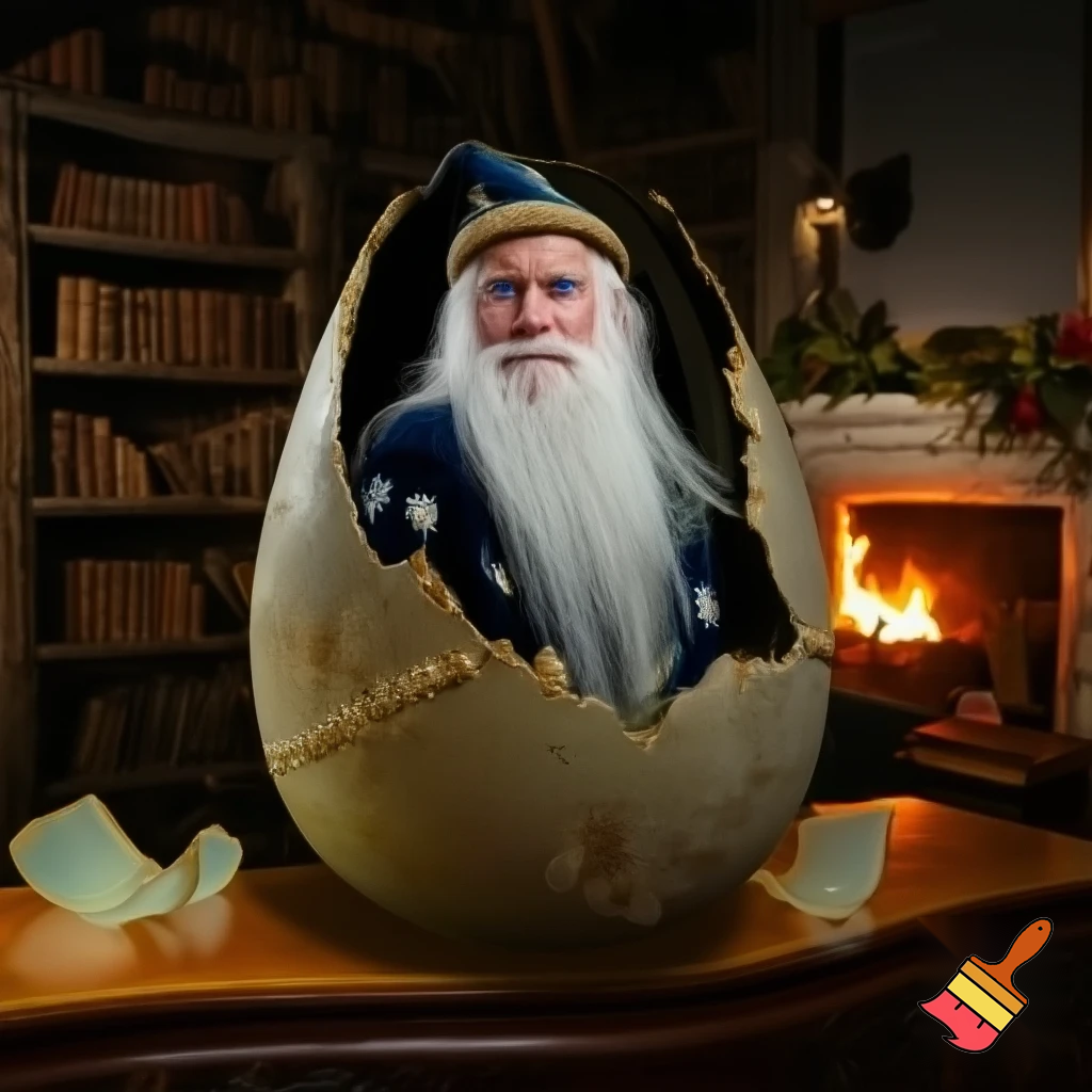 Wizard hatched Christmas