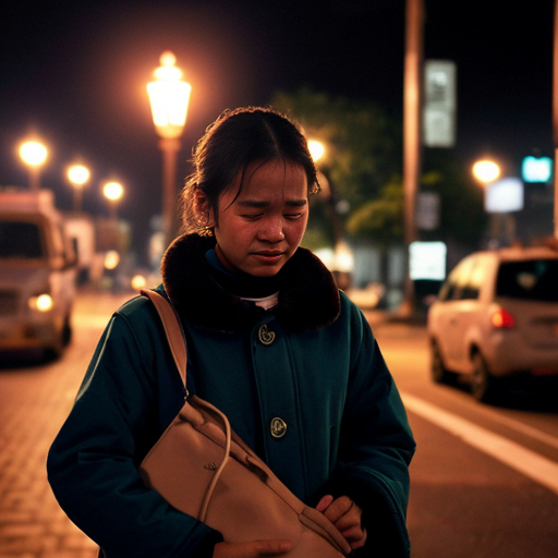 傍晚的风裹着凉意卷过城市街头，我加班到十点，攥着包沿着路灯慢慢往家走，冷风顺着领口钻进单薄的外套，我缩了缩脖子，眼泪忽然就掉了下来。
说不清楚为什么哭。
不是受了天大的委屈，也没有遇到熬不过去的坎，就是忽然之间，情绪跟着冷风就涌了上来，堵在喉咙口，压得人喘不过气。
好像我们这代二十几岁的人，都被困在了这样一段不上不下的雾里，十几岁信的童话早就褪了色，三十岁该有的从容又还远得看不见影子。
我们卡在中间，往前看不见出口，往后退不回原点，连生长痛都变得安安静静，却又比十八岁那年，来得更汹涌。
你有没有过这样的时候？
刷朋友圈的时候，看见大学同学晒了钻戒，同事跳槽涨了三成薪，老家发小晒了刚买的第二套房，每个人都好像找到了自己的轨道，稳稳当当地往前跑。只有你，还在迷雾里摸着石头过河，不知道哪条路是对的，不知道什么时候才能走到想去的地方。
接到妈妈电话的时候，她在那头问「钱够不够花，工作累不累」，你对着手机屏幕笑得轻松，说「一切都好，我攒钱了，过年就回家」。挂了电话，你盯着出租屋掉皮的天花板，半天说不出话。小时候摔疼了会哭着喊妈妈，要抱抱要帮助，长大了才懂，成年人的懂事，就是报喜不报忧。那些「我好累」「我撑不住了」，全都卡在喉咙里，硬生生咽回了肚子里。
遇到喜欢的人，也不再像十几岁那样横冲直撞了。
会先算一算两个人家的距离，想一想未来规划合不合，掂一掂各自口袋里的钱包，明明心动得不行，却还要装作无所谓的样子推开。直到分开才敢承认，有些人来到你生命里，本来就只是陪你走一段路，到站了，就得挥手说再见，留你一个人在原地，舍不得走，又没办法留。
我们好像越来越容易哭了。
哭自己抓不住想要的东西，梦想还在对岸雾里飘着，喜欢的人留不住，想要的安稳生活碰不着，只剩一颗心在风浪里颠来颠去，慌得不行。
哭自己改不掉天生的矛盾，一边拼了命想找个人说说话，一边又亲手把所有人挡在门外；想被人看懂，又怕被看穿了之后只剩下失望；嘴上天天喊着「我一个人超自由」，真的发烧到39度，一个人爬起来找药的时候，还是会忍不住盯着空床位偷偷难过。
这种来来回回的拉扯，就把我们那点年少的勇气，耗得差不多了。
可其实啊，这哪里是你一个人的兵荒马乱，这是我们这代人，默不作声的成人礼。
哭完了，洗一把脸，天不会塌下来。你摸一摸自己的胸口，心脏还在跳，你就会发现，原来你比自己想象中，要能扛得多。
我们慢慢开始学了，承认自己就是没那么厉害，允许眼前的日子就是有点狼狈，不再逼自己一定要立刻变好，一定要马上发光。允许脚步走得慢一点，允许自己暂时就是平平庸庸，允许在找方向的路上，摔几个跟头。
谁不是在二十几岁的深夜里崩溃痛哭，碎得拼不起来，又在天亮之前，捡起来碎片一片一片粘回去呢？
粘好了，带着脸上没干的泪痕，接着往前走就是了。
我们走得踉踉跄跄，可从来没有停下脚步。我们这辈子可能都活不成别人眼里漂亮的样子，可我们从来没有输给生活。根据上面的内容绘制，要有中国国风漫画，漫画，青春，青春气息，不要太暗，偏蓝色或者绿色，校园风，年轻人
