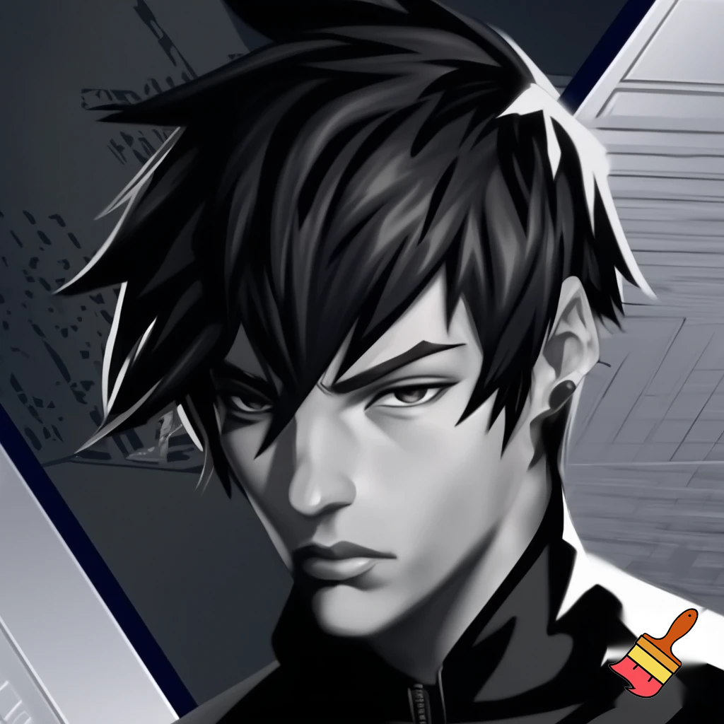 . Short spiky hair fat the Silver family.