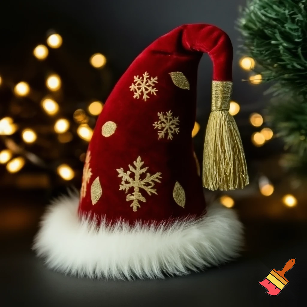 Christmas wizard hat Bendy hat