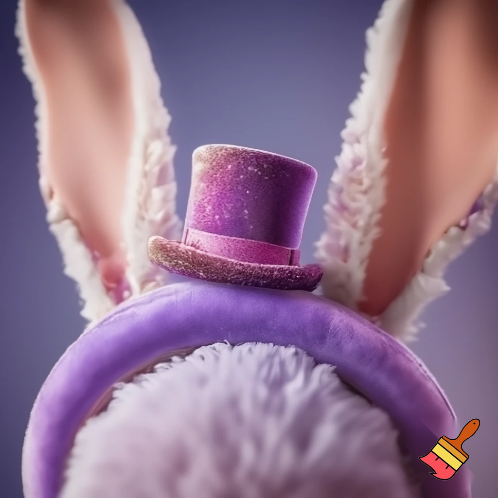 Easter bunny headband velvet Easter bunny, bunny ears, purple and white bunny velvet headband Easter bunny ear top hat ear headband glitter top hat velvet Disneyland top hat pink, purple and pink
