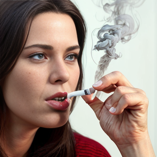 a poster on anti smoking cartoon
