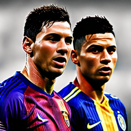 Messi e Crisriano Ronaldo