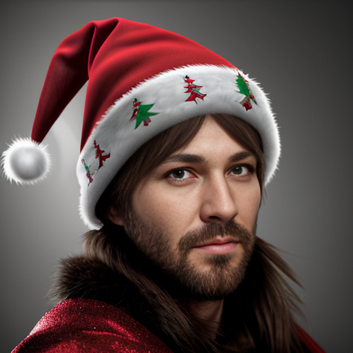 Christmas wizard hat