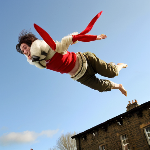 make a bonny and its flying
