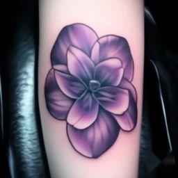 february birth flower tattoo