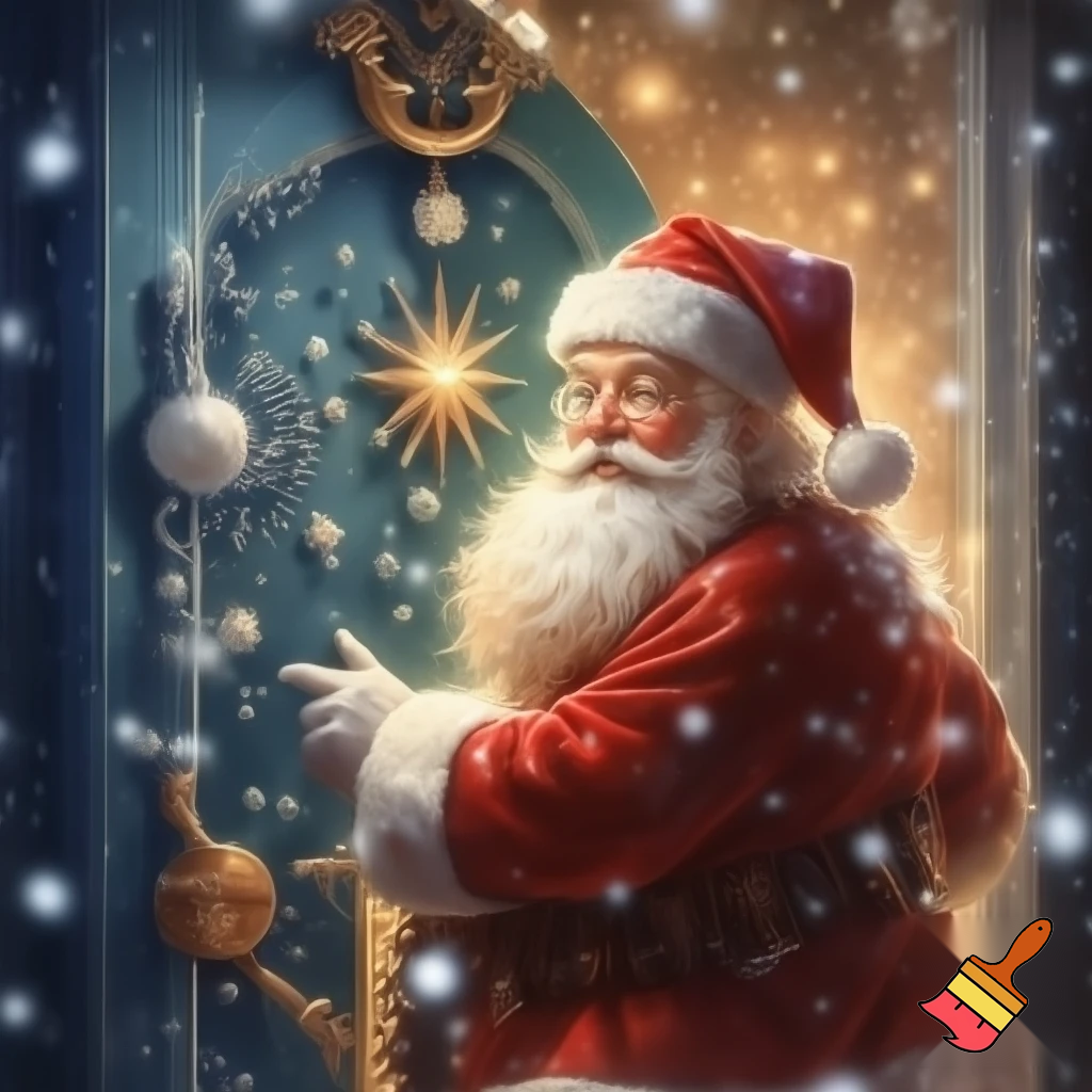 Santa Claus man I do a special door