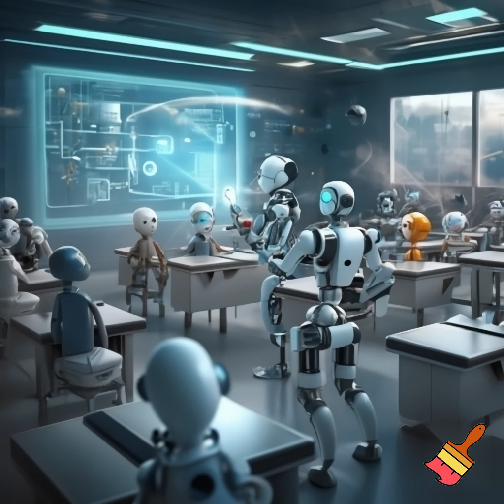 robot classroom
