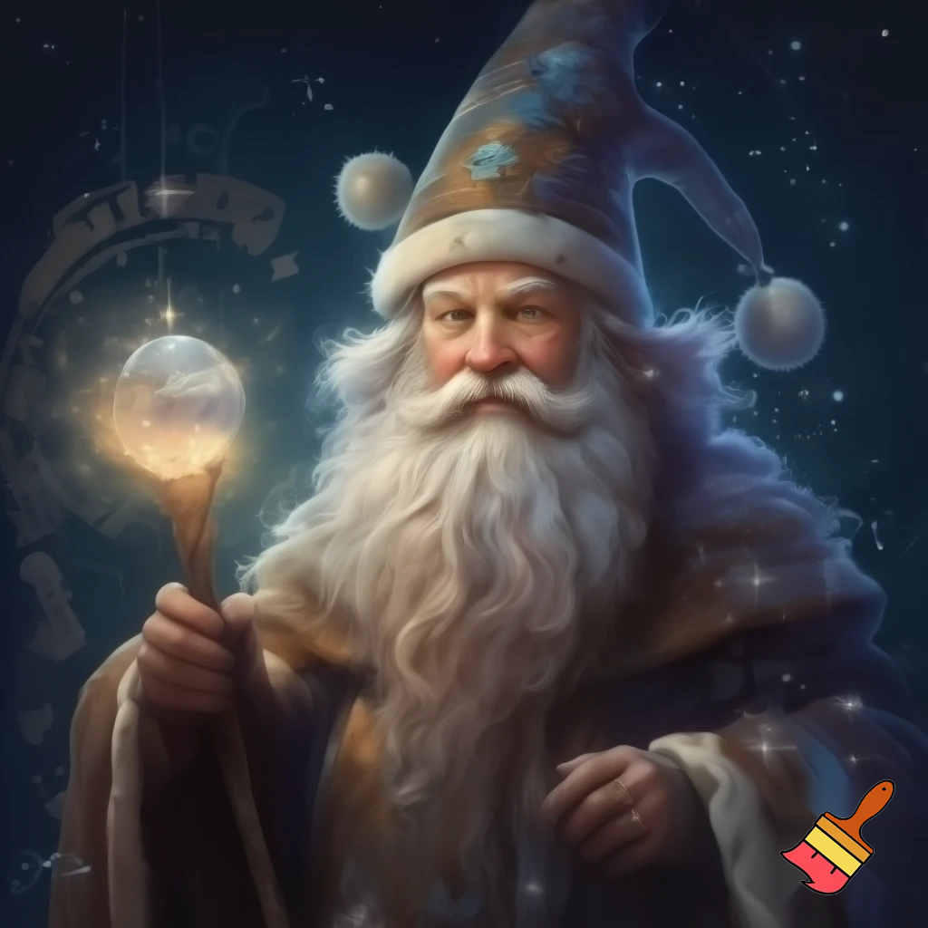 Santa Claus wizard hat