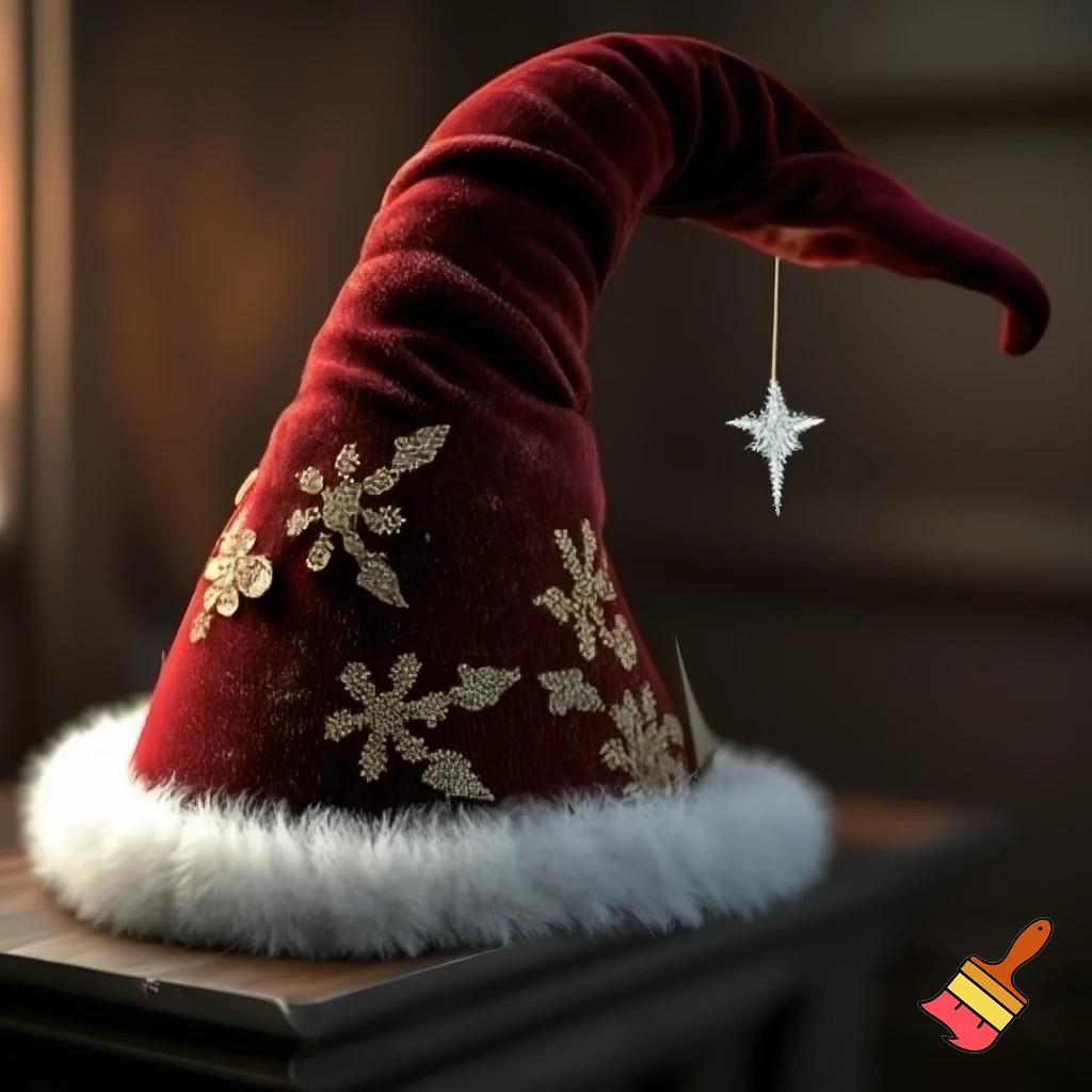 Christmas wizard hat