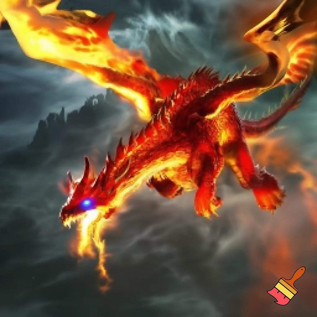 Cool Dinral the fire dragon from the ledgond of Zelda Breath of the wild
