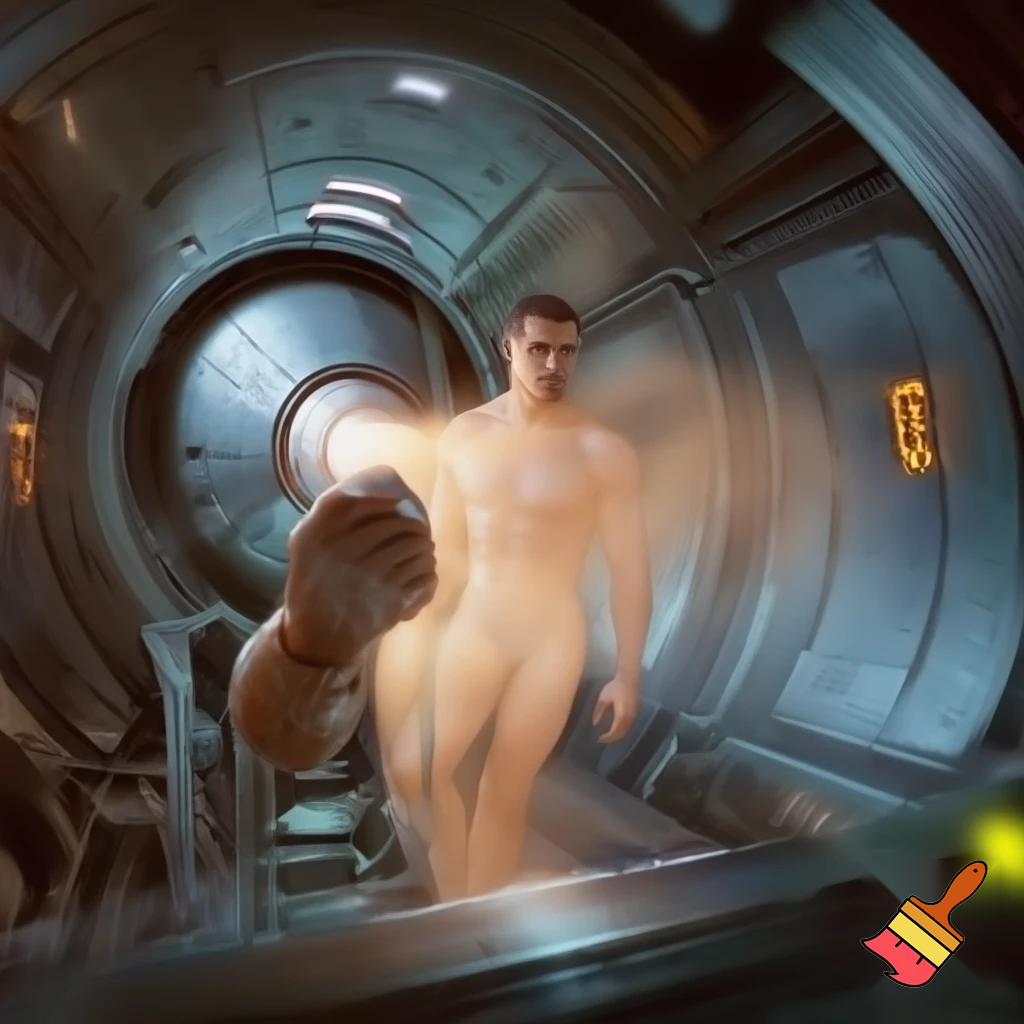 Chapter 1 — The Pod

Compact prompt:
Sterile sci-fi awakening scene — a single pod opens, warm vapor spilling out, shard of sterile light tracing curved glass with complex alien hight tech machine and tools, a proper well built muscular male humanoid stepping out: naked but composed, blank expression, clean metallic interior with glowing diagnostic glyphs underfoot, cinematic close-up, photo-realistic + painterly blend.

Settings / Steps:

Aspect ratio 4:5 (portrait) for character focus.

Camera: slightly low, 3/4 view to show pod interior and diagnostics.

Emphasize skin texture + subtle mechanical seams.

Add small depth-of-field to isolate subject.


Negative prompt: mutated hands, extra limbs, bad anatomy, cartoonish, watermark, extra fingers

Variations: silhouette profile, half-lit face, higher contrast for a dramatic poster.