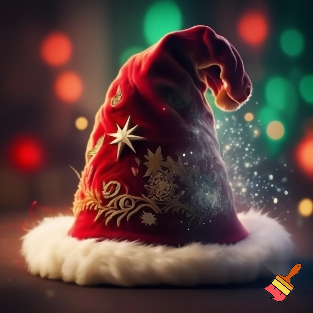 Christmas wizard hat