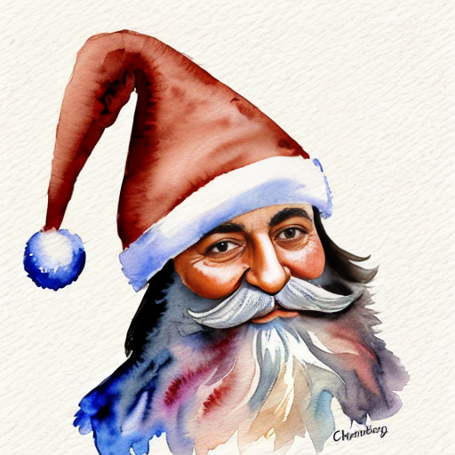 Christmas wizard hat read velvet Santa Claus hat