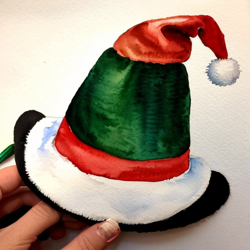 Christmas wizard hat read velvet