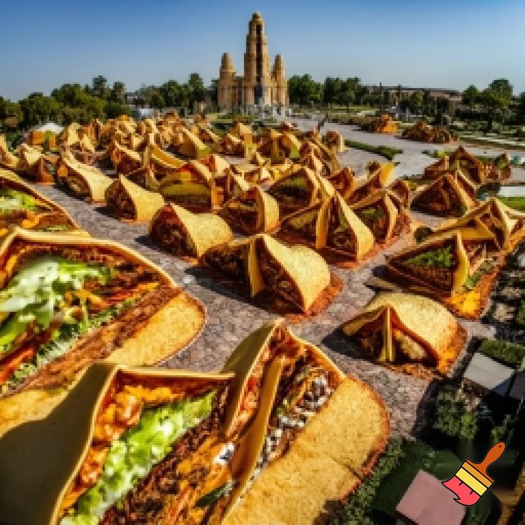 Make a Kingdom with tacos as houses