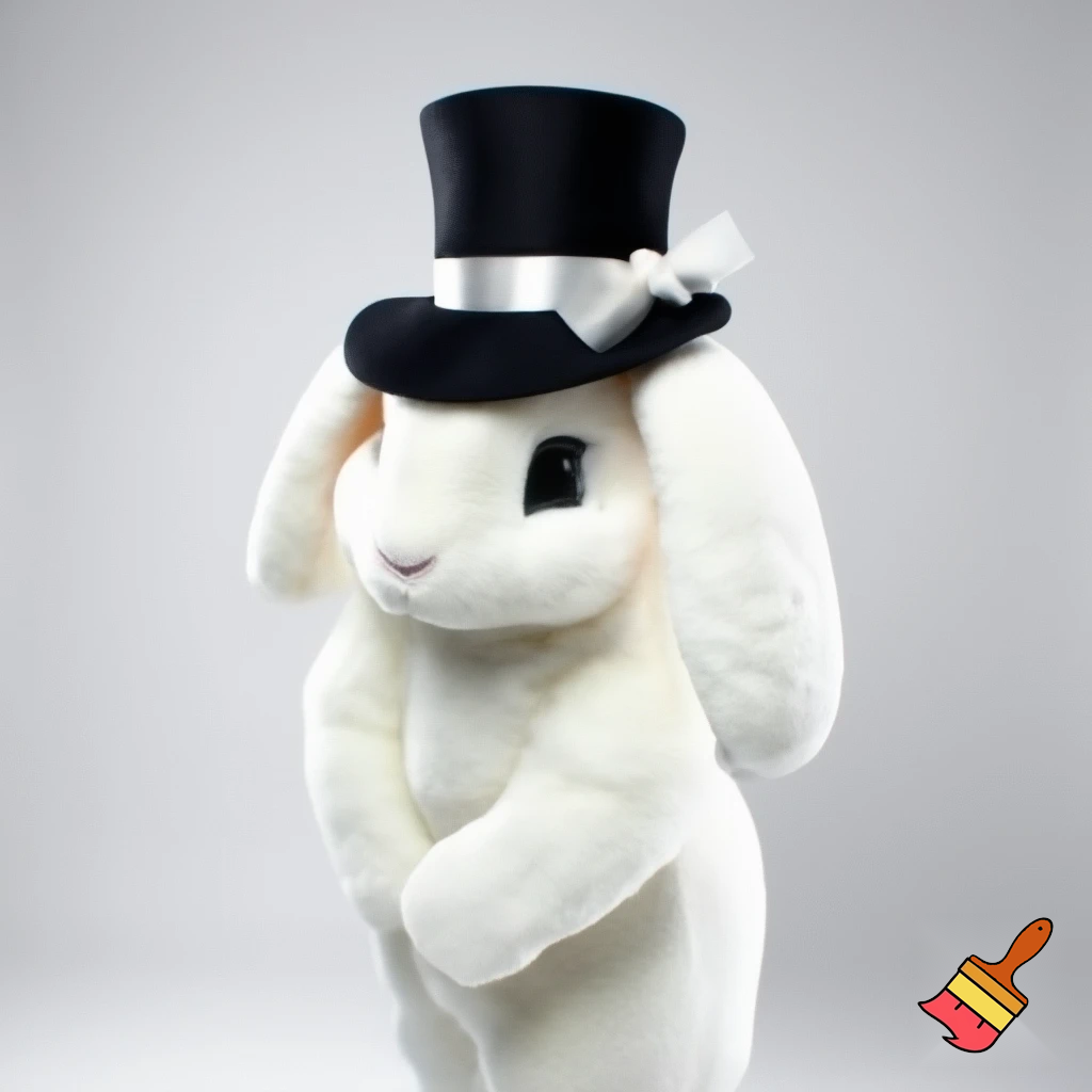East Bunning mascot costume special top hat easter bunny mascot costume