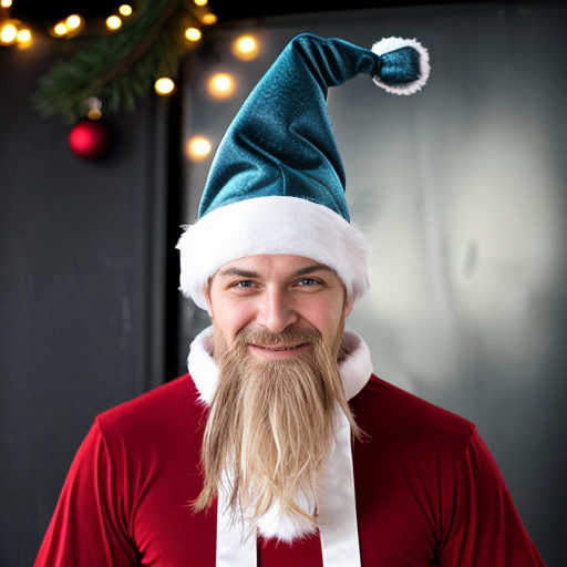 Christmas wizard hat costume