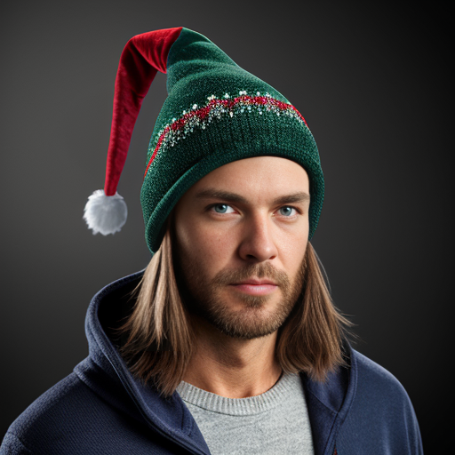 Christmas wizard hat